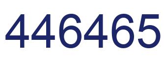 Número 446465 imagen azul
