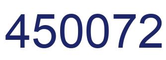 Number 450072 blue image