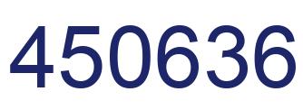 Number 450636 blue image