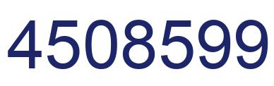 Number 4508599 blue image