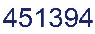 Número 451394 imagen azul