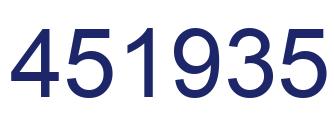 Número 451935 imagen azul