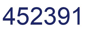 Número 452391 imagen azul
