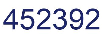 Número 452392 imagen azul