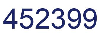 Número 452399 imagen azul