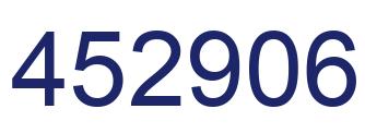 Número 452906 imagen azul
