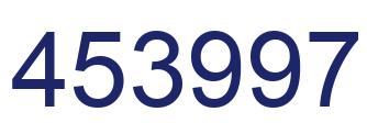 Número 453997 imagen azul