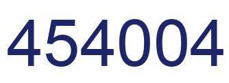 Número 454004 imagen azul