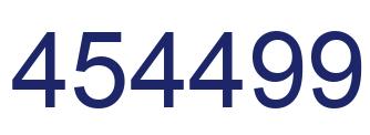 Number 454499 blue image