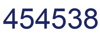 Number 454538 blue image