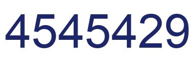 Number 4545429 blue image