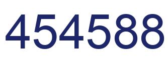 Number 454588 blue image