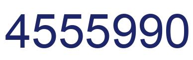 Number 4555990 blue image