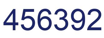 Number 456392 blue image