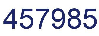 Número 457985 imagen azul