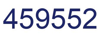 Number 459552 blue image
