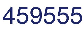 Number 459555 blue image
