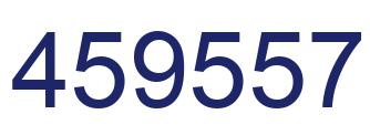 Number 459557 blue image