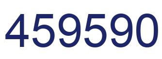 Number 459590 blue image