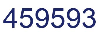 Number 459593 blue image