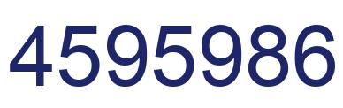 Number 4595986 blue image