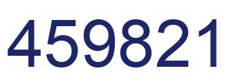 Number 459821 blue image