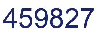Número 459827 imagen azul