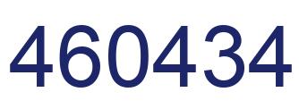 Número 460434 imagen azul