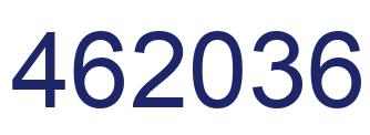 Number 462036 blue image