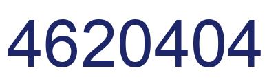 Number 4620404 blue image