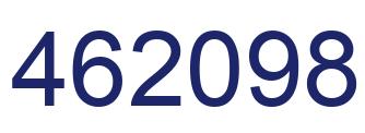 Number 462098 blue image