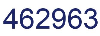 Number 462963 blue image
