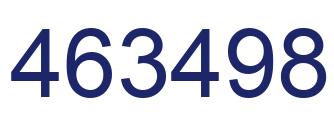 Número 463498 imagen azul