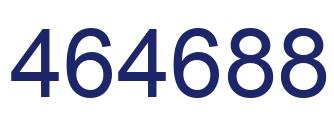 Número 464688 imagen azul