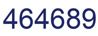 Número 464689 imagen azul