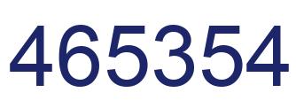 Número 465354 imagen azul