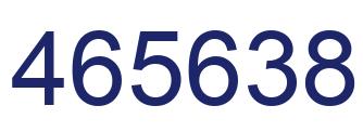 Number 465638 blue image