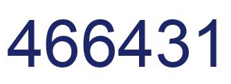 Número 466431 imagen azul