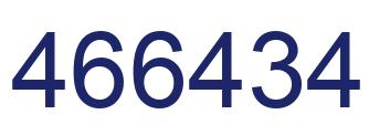 Número 466434 imagen azul