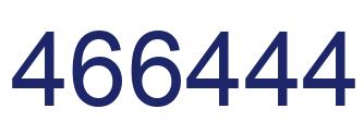 Número 466444 imagen azul