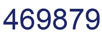 Number 469879 blue image