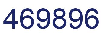 Number 469896 blue image