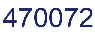 Number 470072 blue image