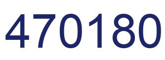 Number 470180 blue image