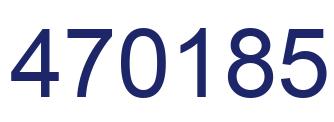 Number 470185 blue image