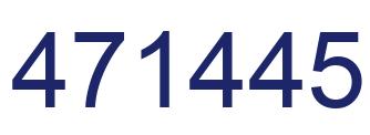 Número 471445 imagen azul