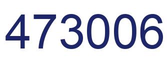 Number 473006 blue image