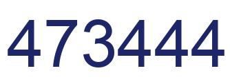 Número 473444 imagen azul