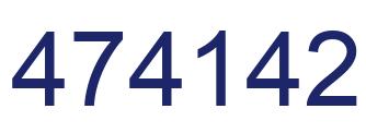 Número 474142 imagen azul