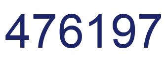 Número 476197 imagen azul